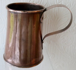 Antique English Victorian Copper Mug