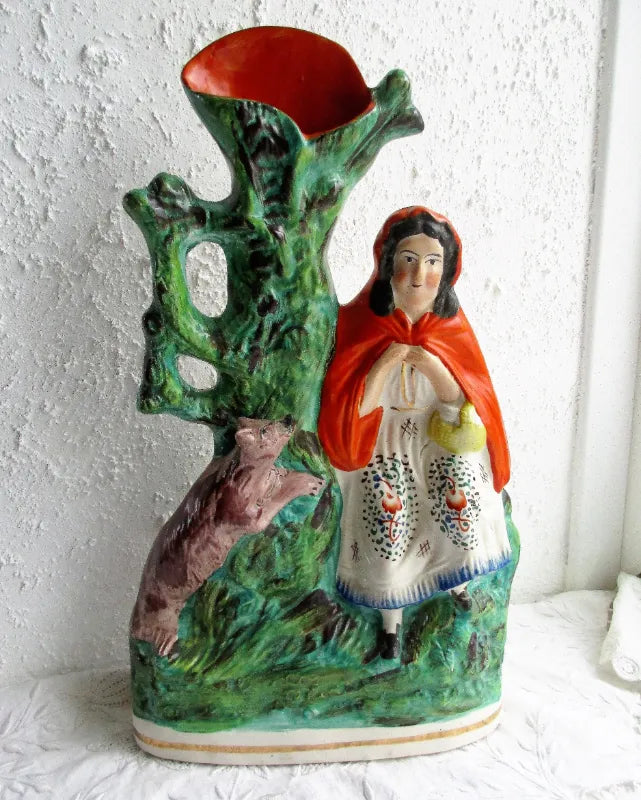 Antique Victorian Staffordshire Figure ~ 