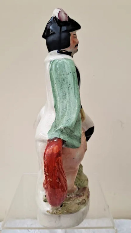 Antique Victorian Staffordshire Figure ~ 