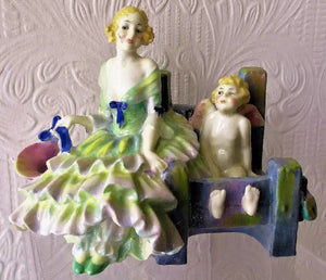 Vintage Royal Doulton Porcelain Figurine ~ "Love Locked In" ~ HN 1475