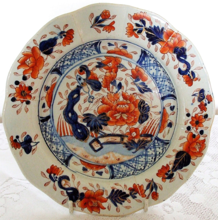 Masons Ironstone Japan Fence Plate 1a