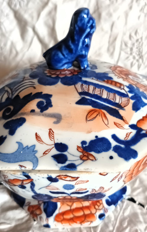 Antique Georgian Mason's Ironstone Tureen and Cover