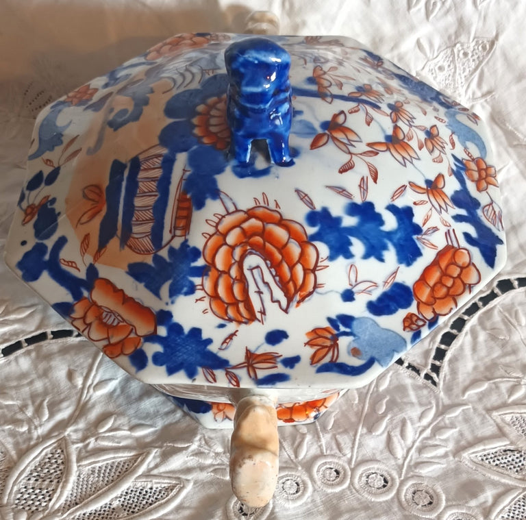 Antique Georgian Mason's Ironstone Tureen and Cover