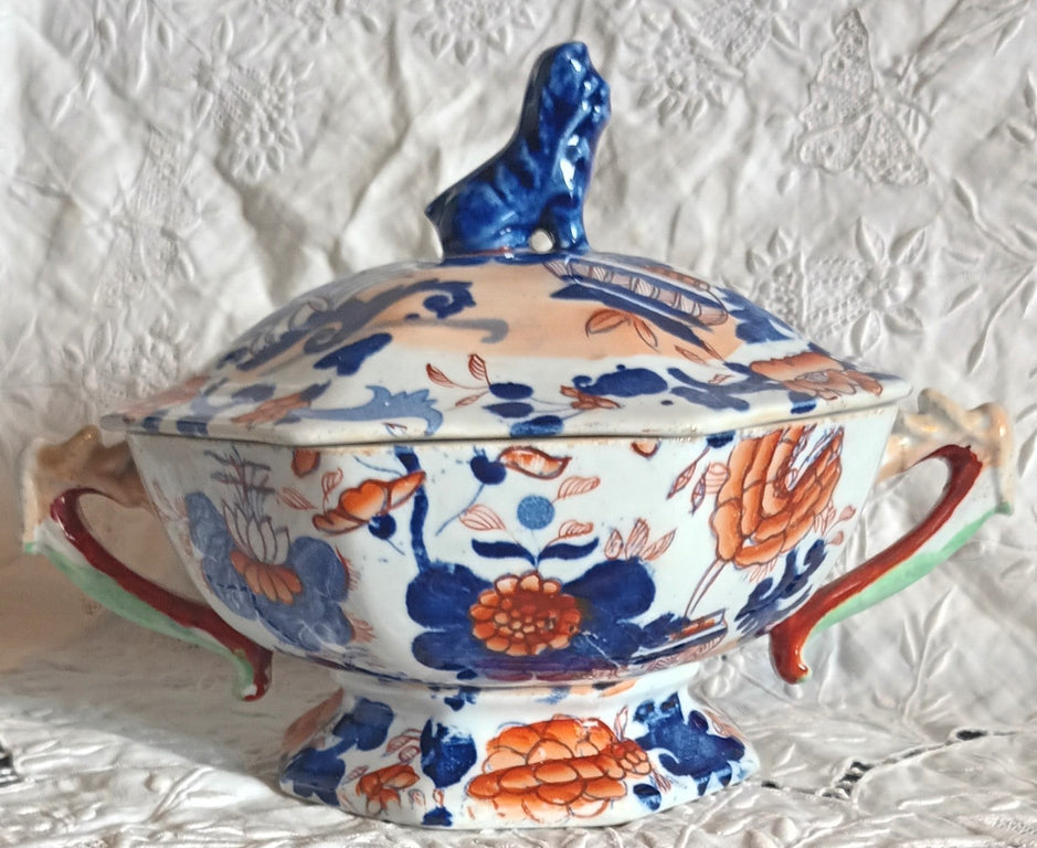 Antique Georgian Mason's Ironstone Tureen and Cover