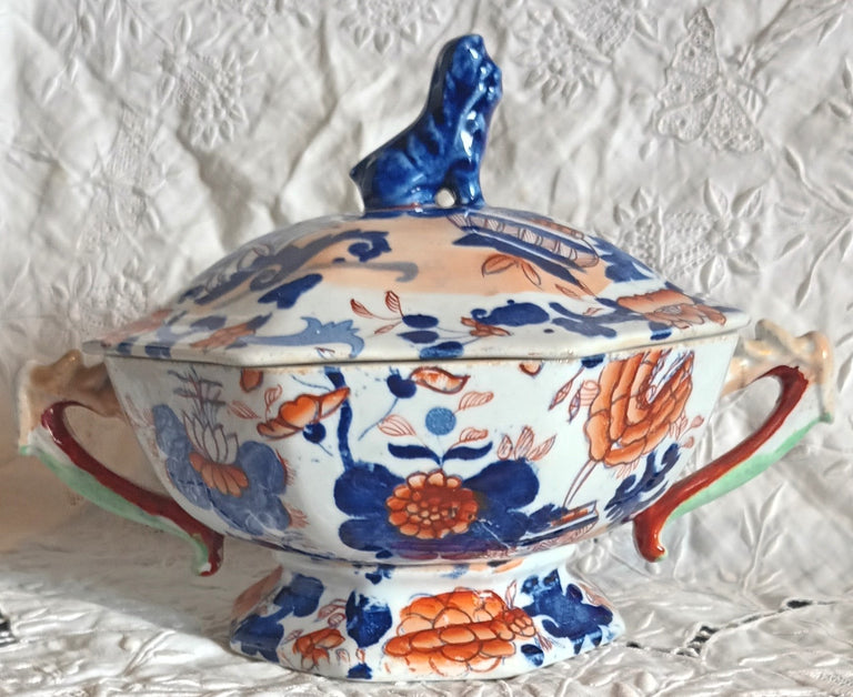 Antique Georgian Mason's Ironstone Tureen and Cover