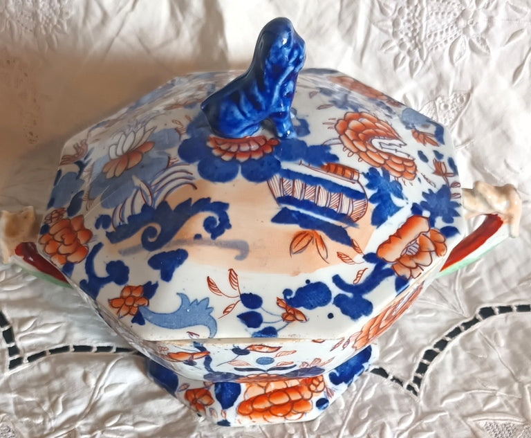 Antique Georgian Mason's Ironstone Tureen and Cover