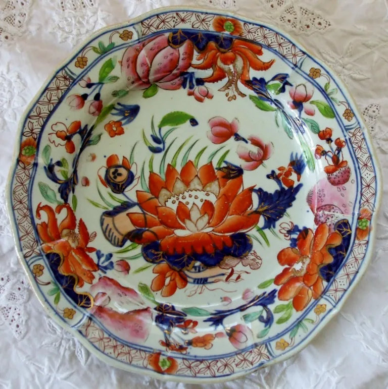 Masons Ironstone Water Lily Plate