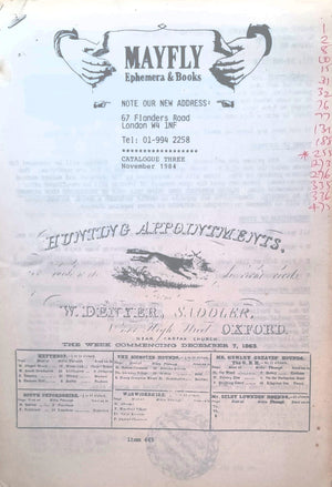 Mayfly Cat. No. 3 11. 1984