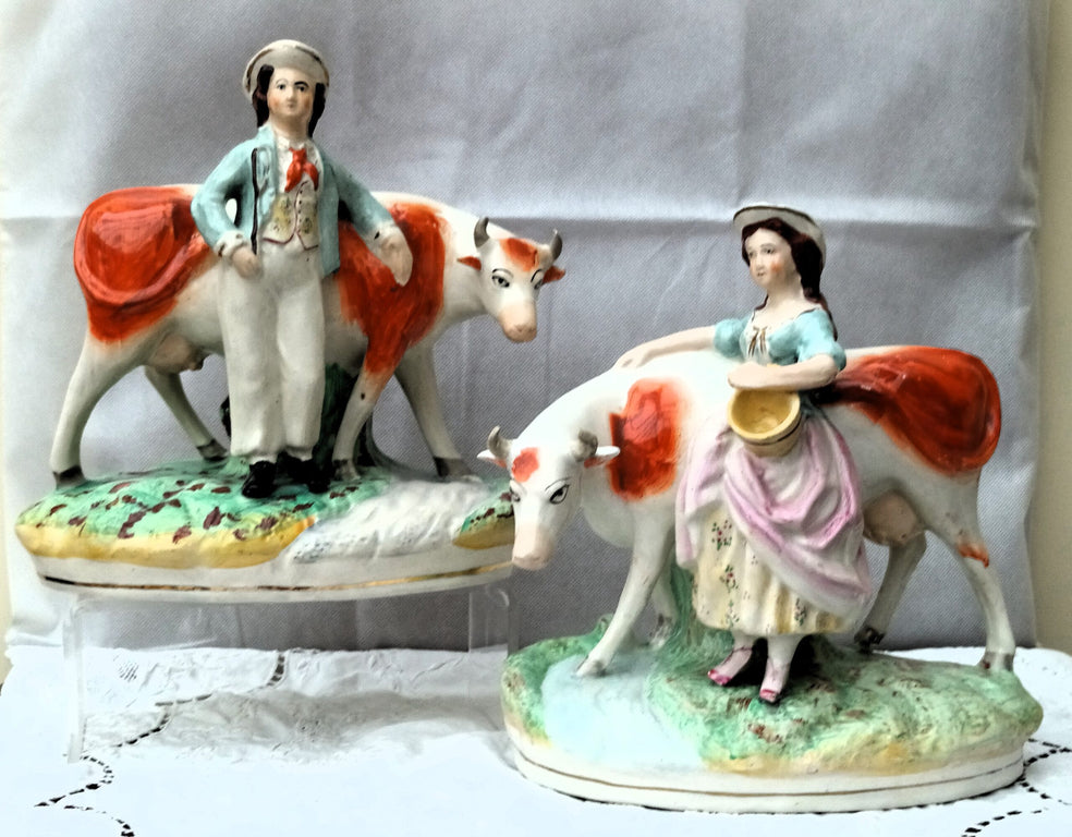 Milkman and Milkmaid H2314D and H2314C 3a
