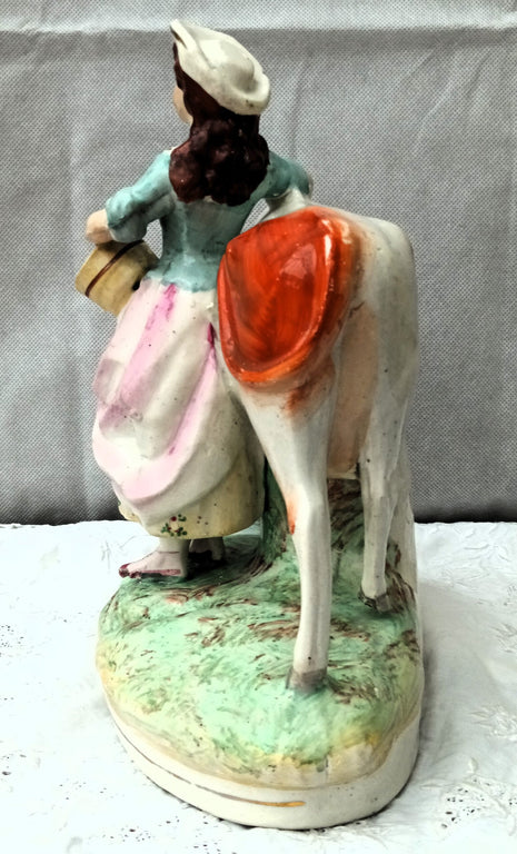 Pair of Victorian Staffordshire Figures ~ 
