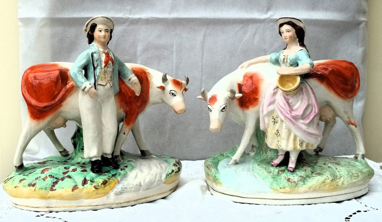 Milkman and Milkmaid H2314D and H2314C 3l