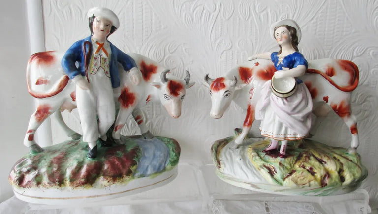 Milkman and Milkmaid H2314D H2314C