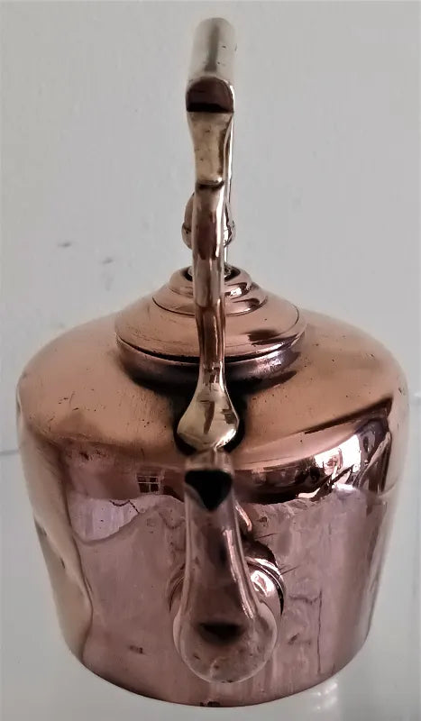 Antique Miniature Copper Kettle