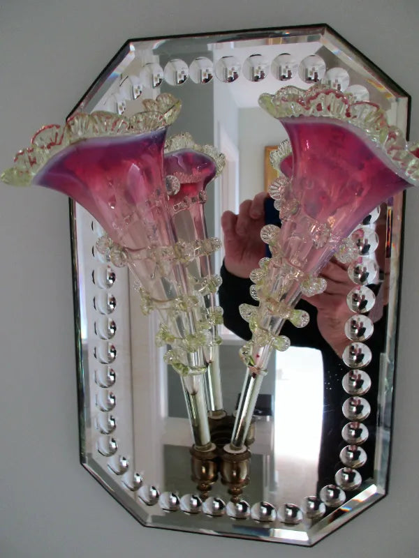 Mirror with Flutes
