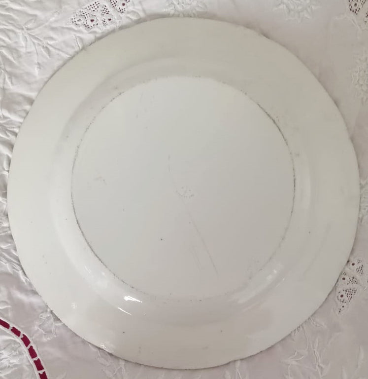 Antique English Georgian Blue and White Transfer 