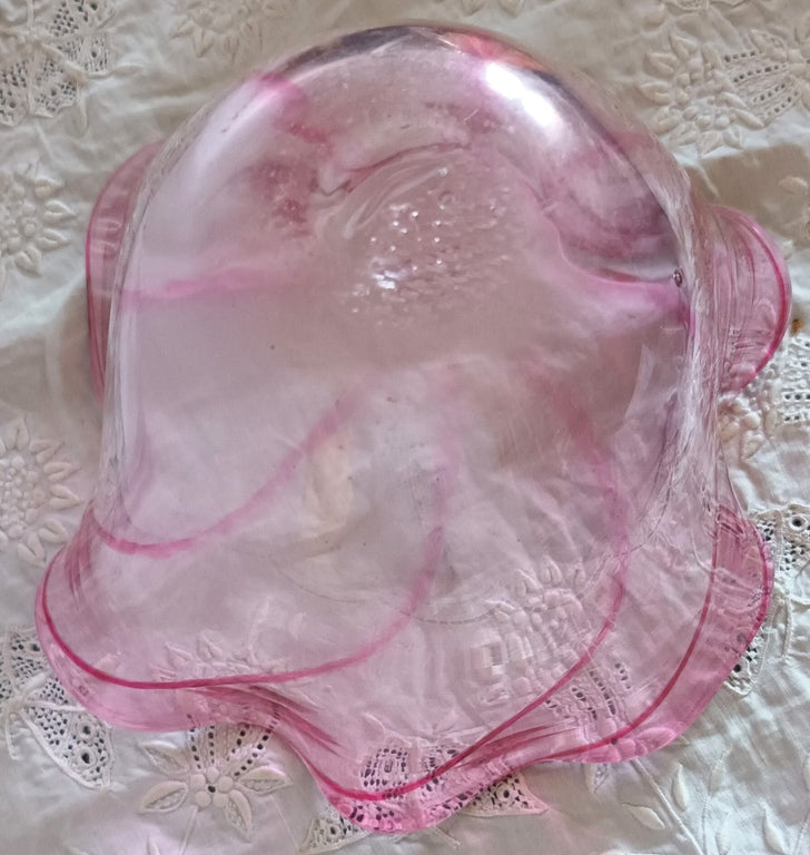 Murano Cranberry Vase 1g