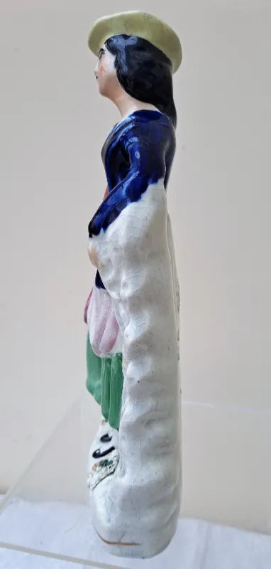 Antique Victorian Staffordshire Figure ~ 