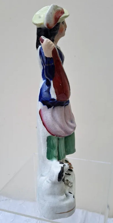 Antique Victorian Staffordshire Figure ~ 