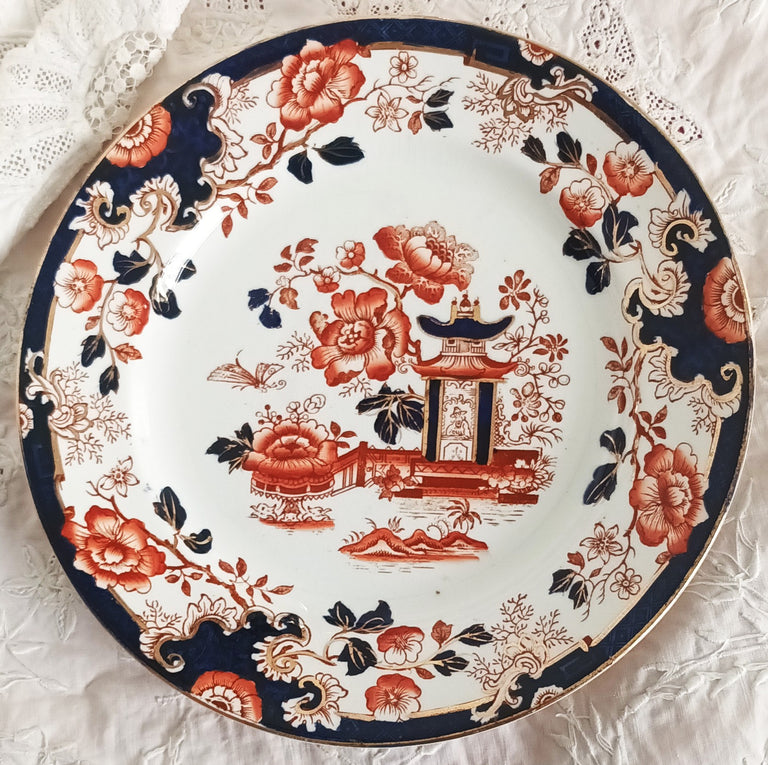 Antique Edwardian Myott Semi Porcelain Dessert Plate