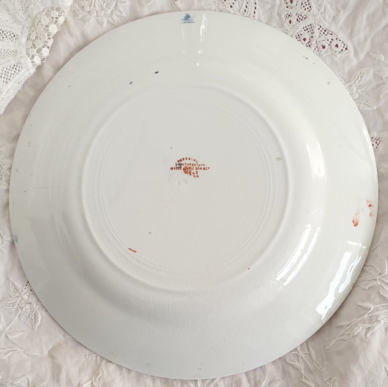 Antique Edwardian Myott Semi Porcelain Dessert Plate