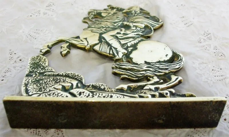Antique Georgian Brass Chimney Ornament  ~ 