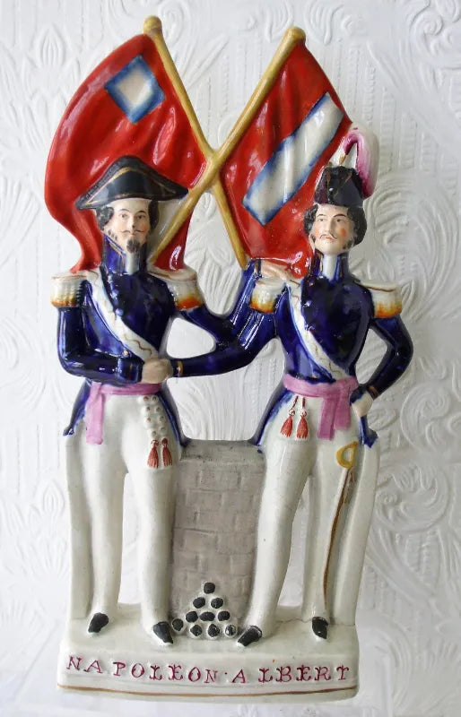 Antique Victorian Staffordshire Royal Portrait Figure ~ 