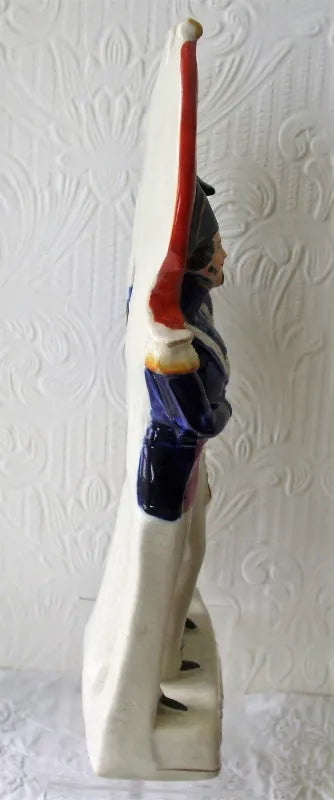 Antique Victorian Staffordshire Royal Portrait Figure ~ 