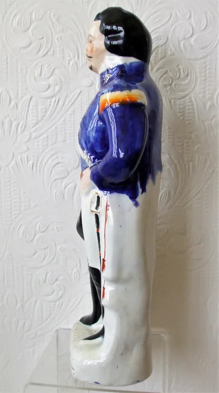 Antique Victorian Staffordshire Royal Portrait Figure ~ 