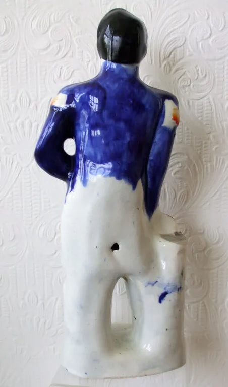 Antique Victorian Staffordshire Royal Portrait Figure ~ 