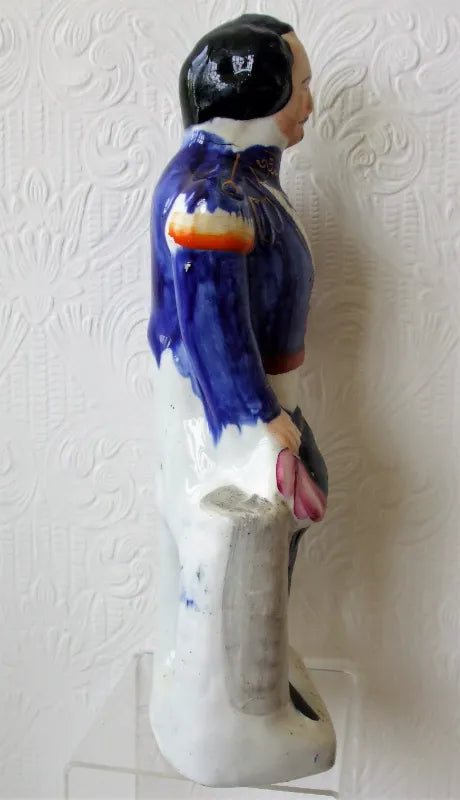 Antique Victorian Staffordshire Royal Portrait Figure ~ 