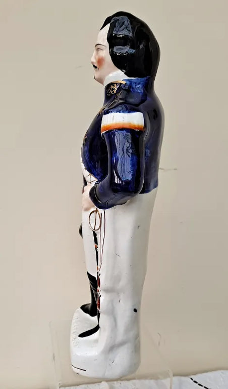 Antique Victorian Staffordshire Royal Portrait Figure ~ 