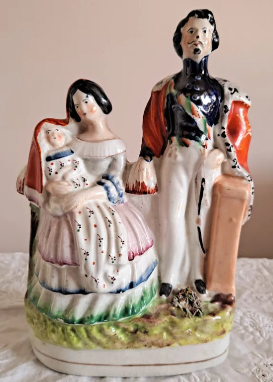 Antique Victorian Staffordshire Figure ~ 