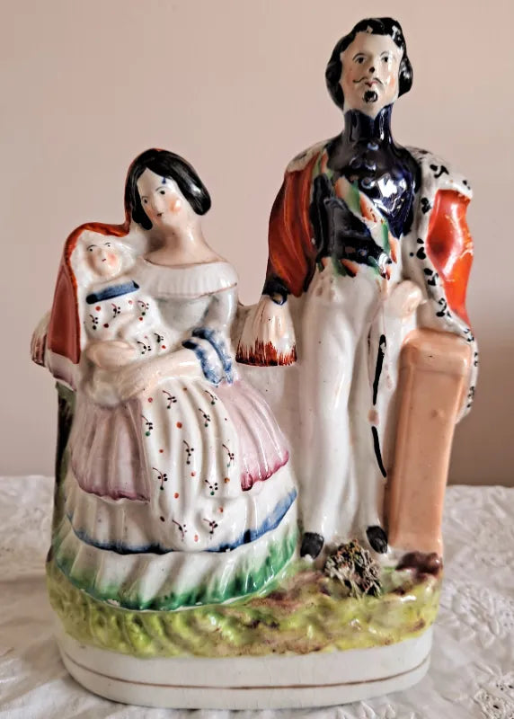 Antique Victorian Staffordshire Figure ~ 