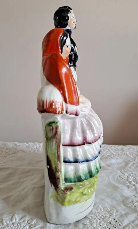 Antique Victorian Staffordshire Figure ~ 