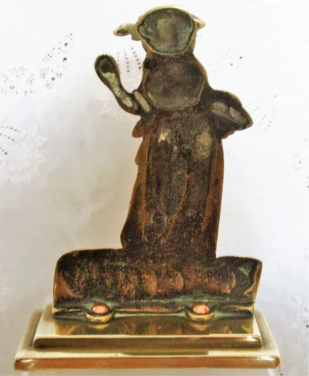 Antique English Georgian Brass Chimney Ornament ~ 