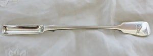 Antique English Victorian Newcastle Silver Marrow Scoop