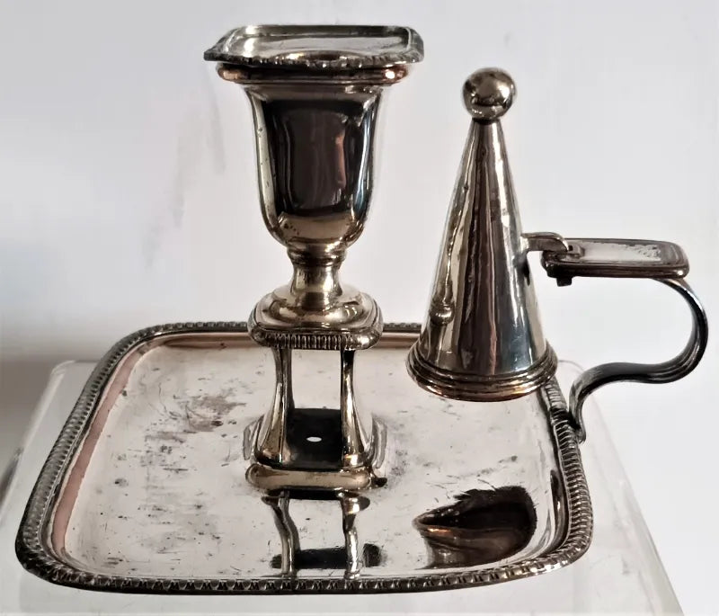 Antique English Georgian OSP Chamberstick