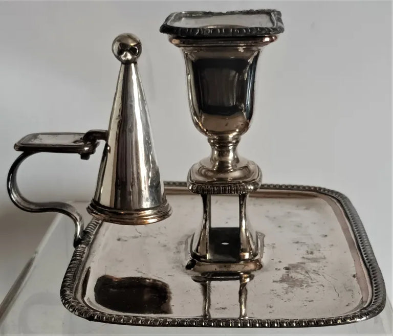Antique English Georgian OSP Chamberstick