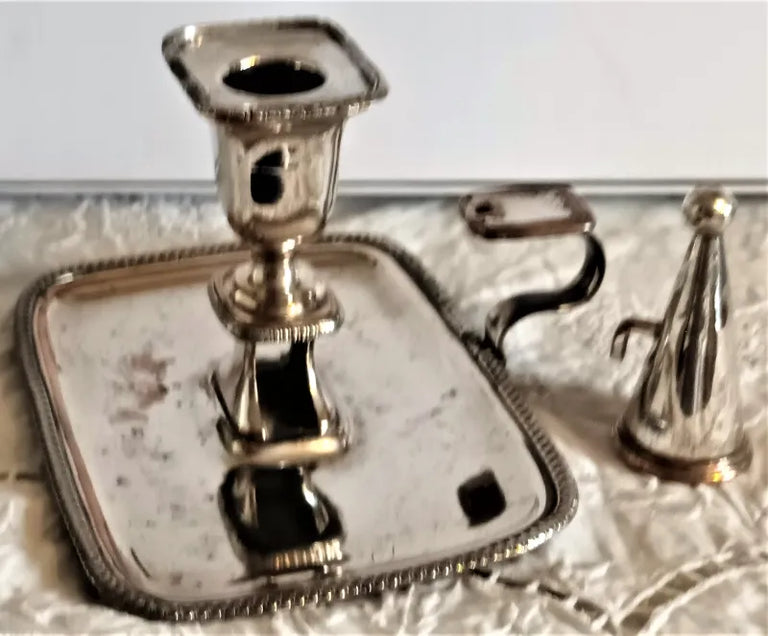 Antique English Georgian OSP Chamberstick