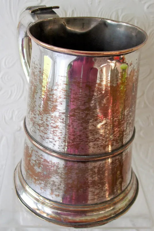 Antique English Georgian Old Sheffield Plate Mug