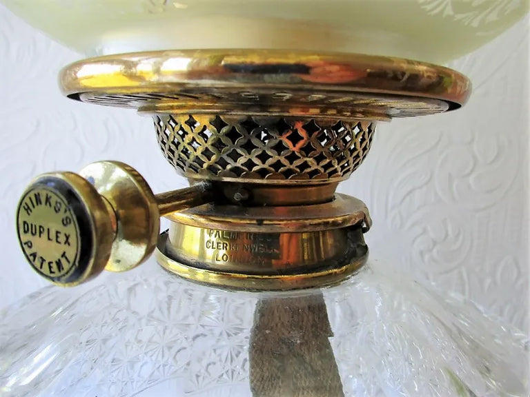 Antique English Georgian / Victorian Old Sheffield Plate Peg Lamp
