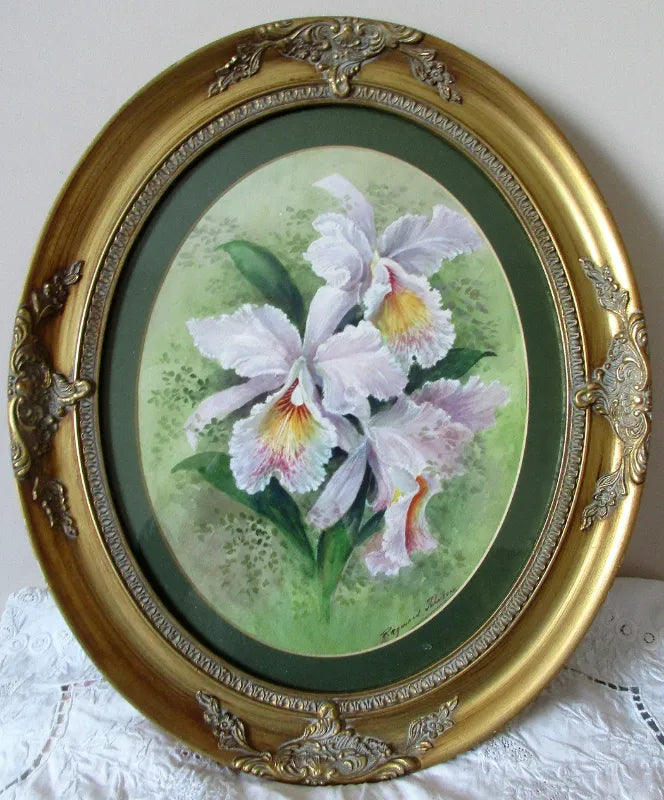 Orchids ~ Watercolour ~ Reg Johnson ~ c. 1986