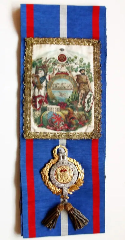 Antique English Ceremonial Sash ~ The Order of Druids