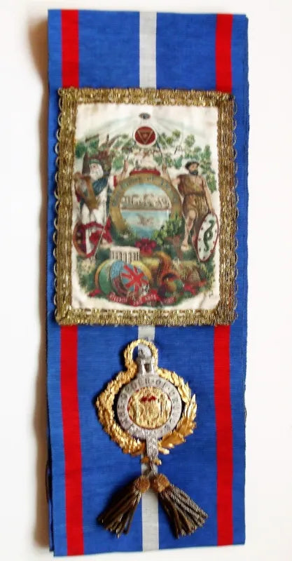 Antique English Ceremonial Sash ~ The Order of Druids