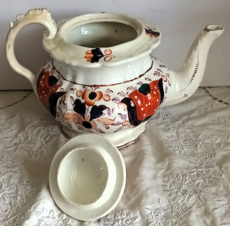 Oriental - Coloured Hexagon Teapot 1g