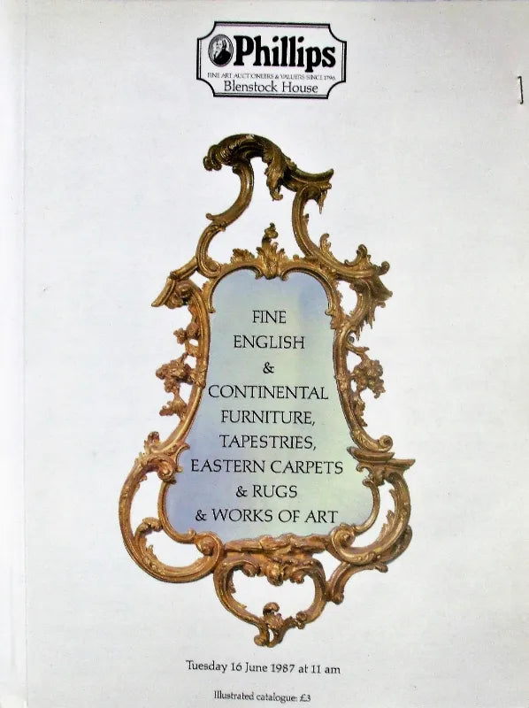 Phillips ~ Furniture, Rugs & Works of Art ~ London ~ 16. 06. 1987