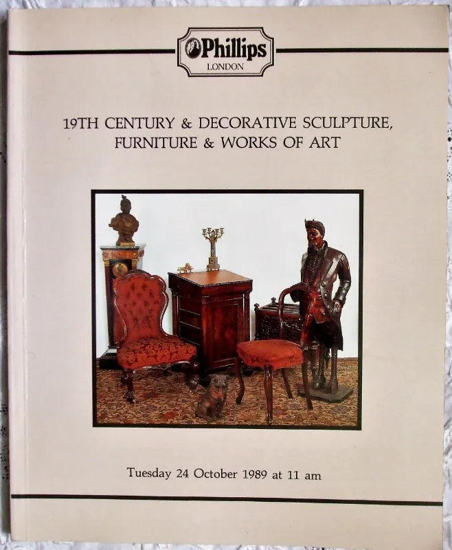 Phillips ~ Sculpture, Furniture, W.O.A. ~ London ~ 24. 10. 1989