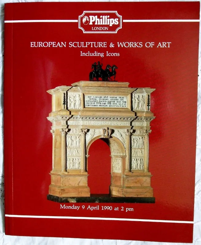 Phillips ~ Sculpture, W. O. A., Icons ~ London ~ 09. 04. 1990