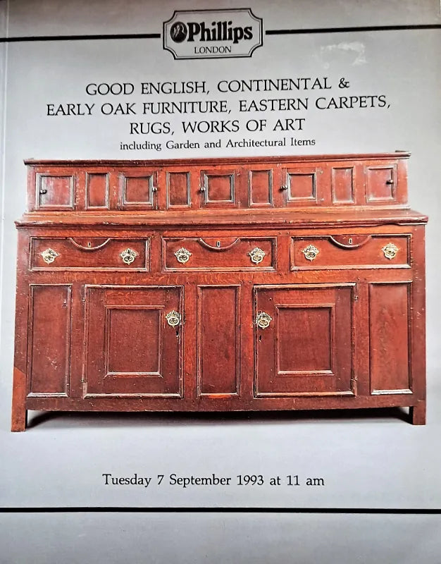 Phillips ~ Furniture, Rugs, W. O. A. ~ London ~ 07. 09. 1993