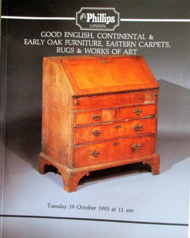 Phillips ~ Furniture, Carpets, Rugs,W.O.A. ~ London ~ 19 10. 1993